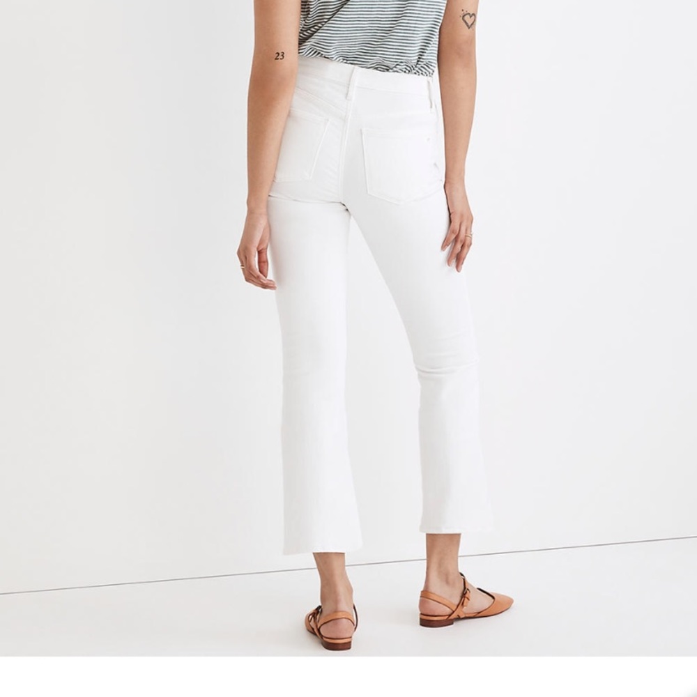 Madewell Cali Demi-Boot Cut Raw Hem Jeans